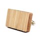 Boutons de manchette en bois rectangles - Pochette Square