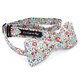 Noeud papillon liberty turquoise et rouge - Le Coq en Pap'