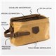 Trousse de toilette K2 beige - Alaskan Maker