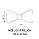 Noeud papillon lin uni beige caramel - Le Coq en Pap'