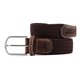 Ceinture tressée marron foncée - BILLYBELT