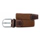 Ceinture tressée camel - Billybelt