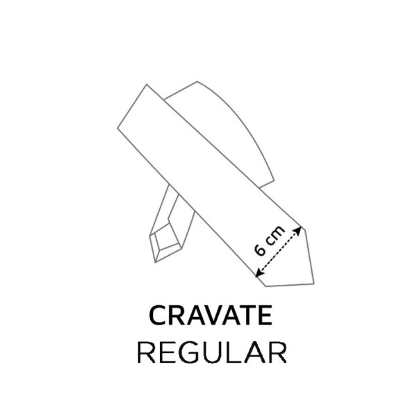 Cravate en lin grenadine - Le Coq en Pap