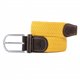 Ceinture tressée jaune safran - BILLYBELT