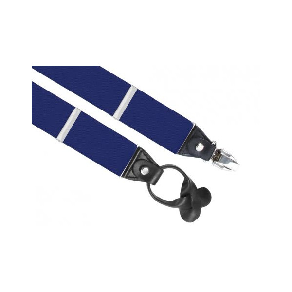 Bretelles à boutons bleu marine rebelle - Bretelles de Léon