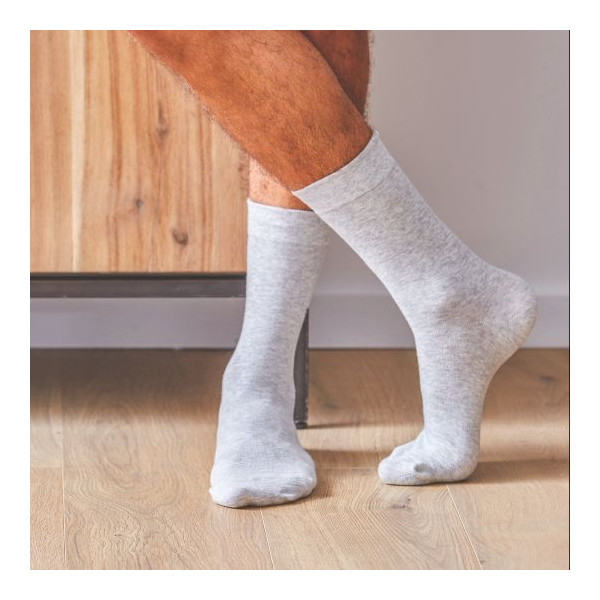 Chaussettes gris chiné - BILLYBELT