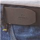 Ceinture en cuir lisse marron foncé - BILLYBELT