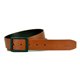 Ceinture en cuir lisse marron glacé - BILLYBELT
