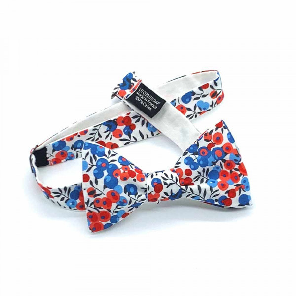 Noeud Papillon Fleuri Liberty Wiltshire Marianne C - Le Coq en Pap