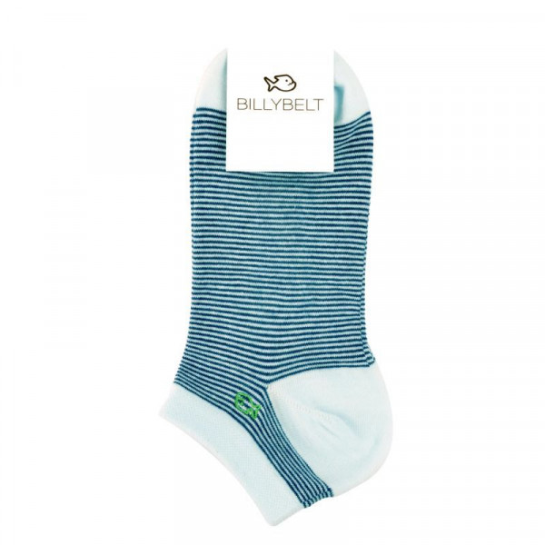 Socquettes rayées bleu marine - Billybelt