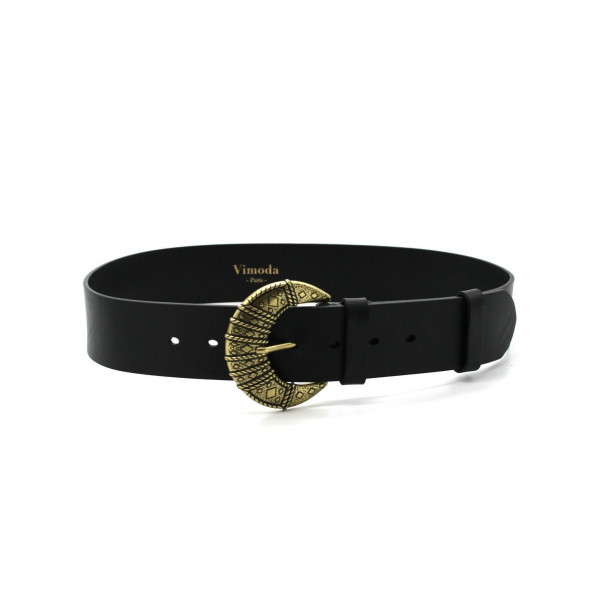 Ceinture Cally cuir noir