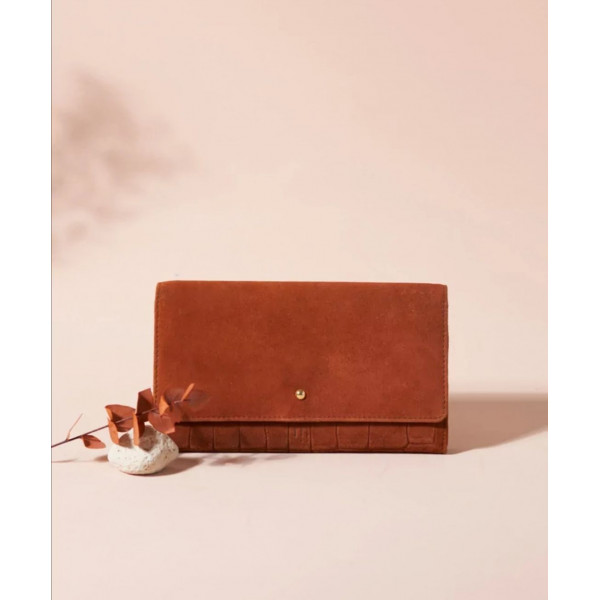 Portefeuille Eugénie Cognac - Maradji