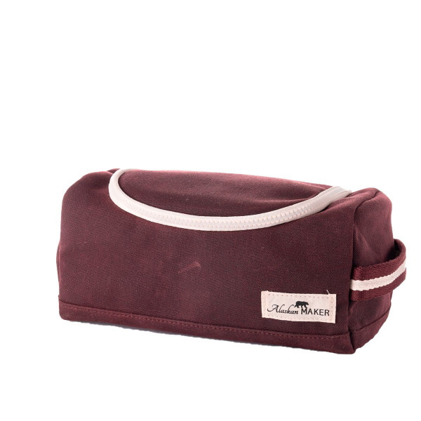 Trousse de toilette Kenaï bordeaux - Alaskan Maker