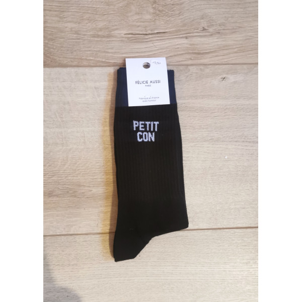 Chaussettes "Petit Con " paillettes - Félicie Aussi