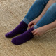 Chaussettes violettes en laine - BILLYBELT