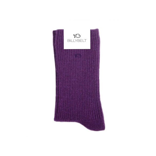 Chaussettes violettes en laine - BILLYBELT