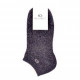Socquettes femme paillettes bleu marine - BILLYBELT