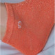 Socquettes femme paillettes orange - BILLYBELT