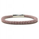 Bracelet homme zig zag rouge- Loop