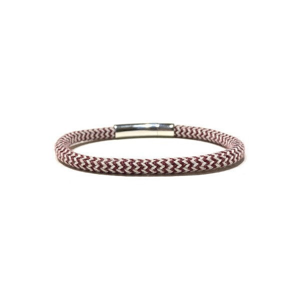 Bracelet homme zig zag rouge- Loop