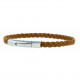 Bracelet 3 brins coton camel - Loop