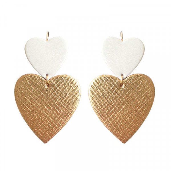Boucles d'oreilles grand amour Lactée - Demisel