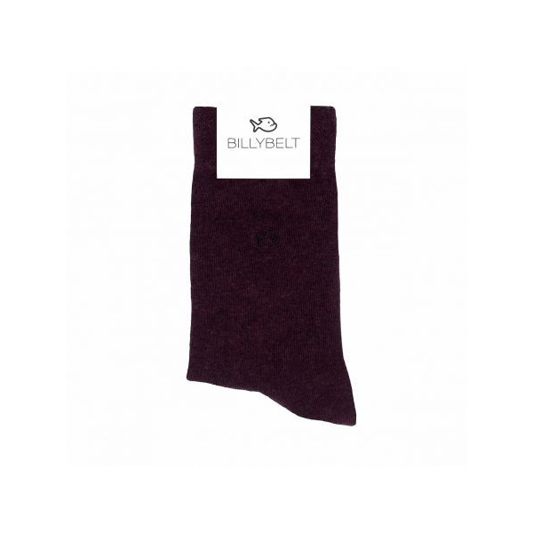 Chaussettes coton bordeaux - BILLYBELT