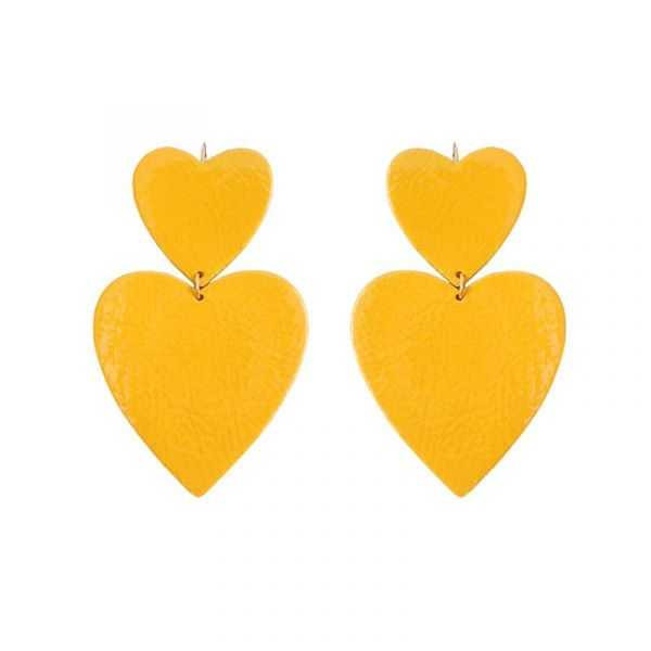 Boucles d'oreilles Romy jaune - Demisel