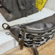 Sac banane léopard bronze