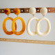 Boucles d'oreilles Valou mandarine - Numette