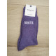 Chaussettes " bichettes" violettes - Félicie Aussi