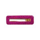 Barrette rose rectangle