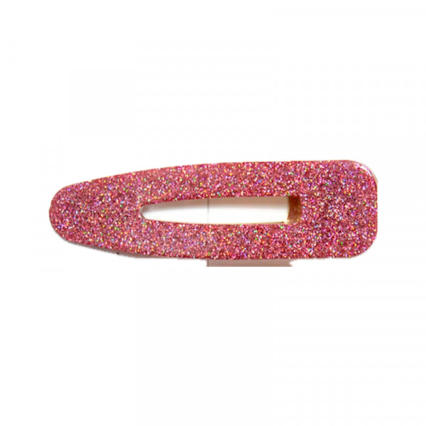 Barrette rose champagne pointue