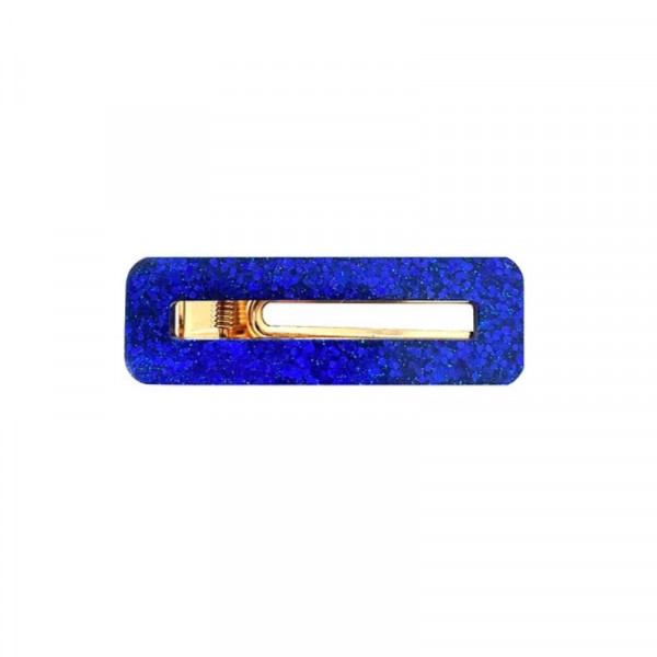 Barrette bleue roi rectangle