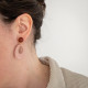 Boucles d'oreilles Lou vert - Numette