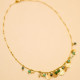 Collier Saty vert