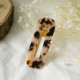 Barrette Anna écaille de tortue beige et noir - Bohomane
