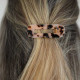 Barrette Anna écaille de tortue beige et noir - Bohomane