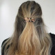 Barrette Anna écaille de tortue beige et noir - Bohomane