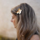 Barrette Julie fleur minimaliste - Bohomane