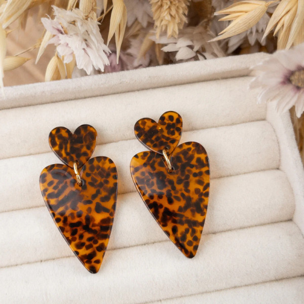 Boucles d'oreilles Claudie Terrazzo