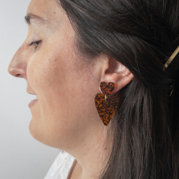 Boucles d'oreilles Claudie Terrazzo