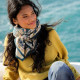 Foulard Manon bleu azur