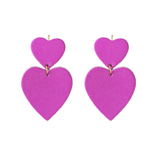 Boucles d'oreilles Romy violet - Demisel