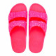Sandales néon rose pailletées - Cacatoès