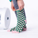 Chaussettes à carreaux vert et rose - Billybelt