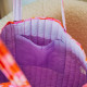 Sac cabas matelassé rose fleuri - Les Nicolettes