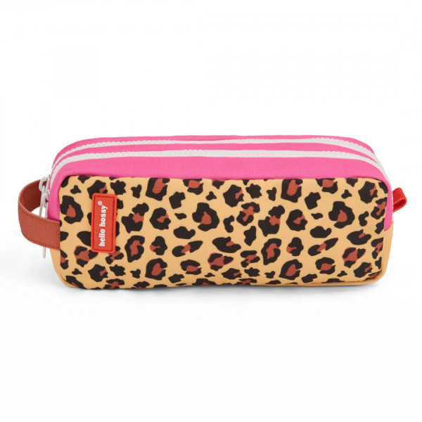 Trousse double compartiment léopard - Hello Hossy