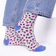 Chaussettes Léopard blanc et bleu- BILLYBELT