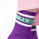 Chaussettes tennis violet et vert- BILLYBELT